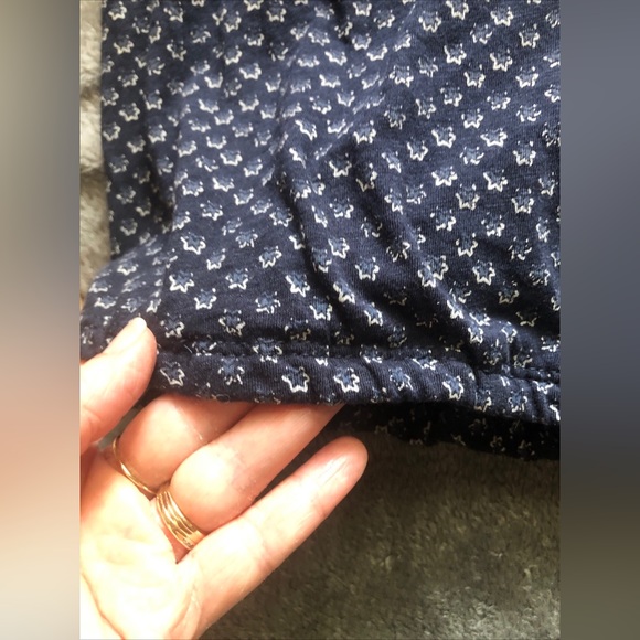 Lucky brand top. SZ small. Wrap style. Blues - Picture 5 of 10